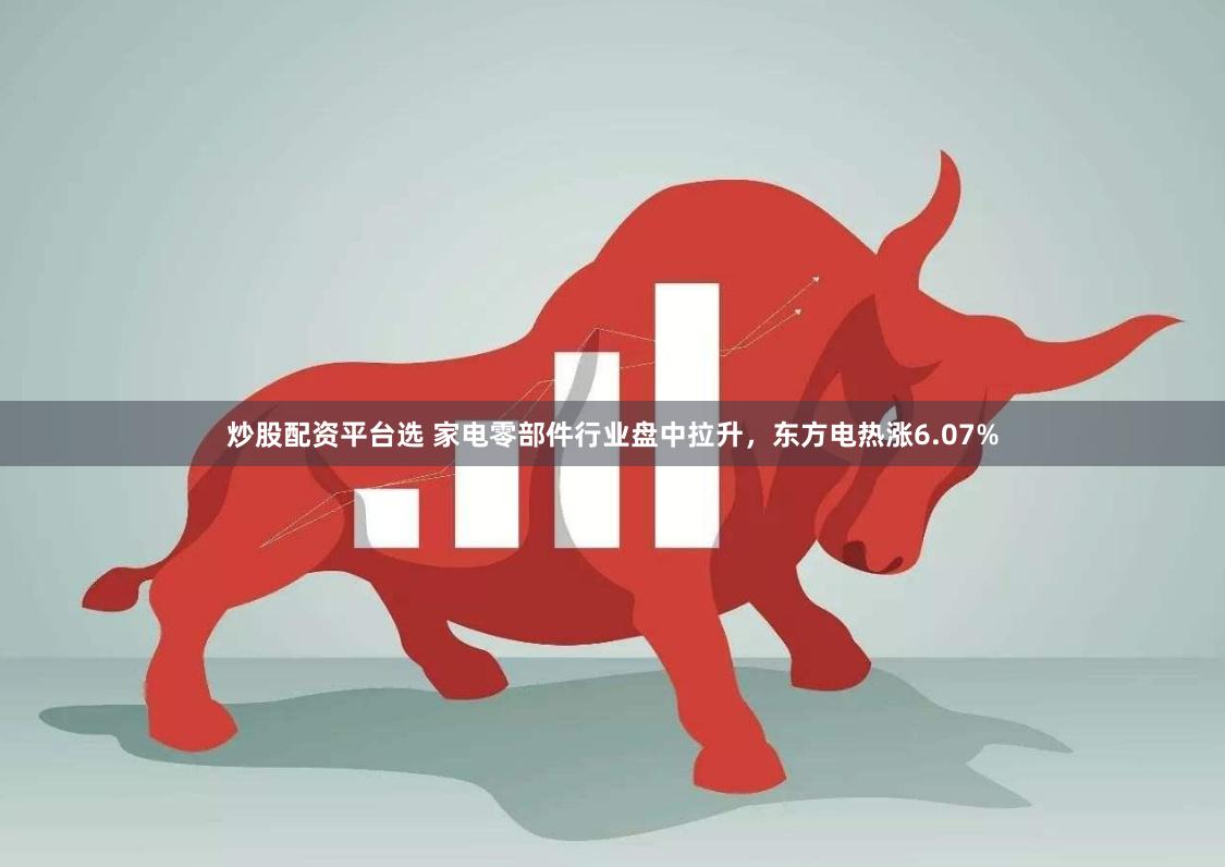 炒股配资平台选 家电零部件行业盘中拉升，东方电热涨6.07%