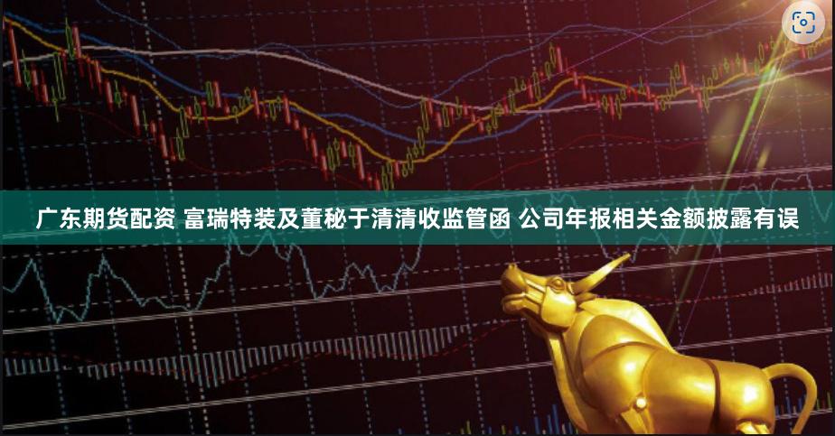 广东期货配资 富瑞特装及董秘于清清收监管函 公司年报相关金额披露有误
